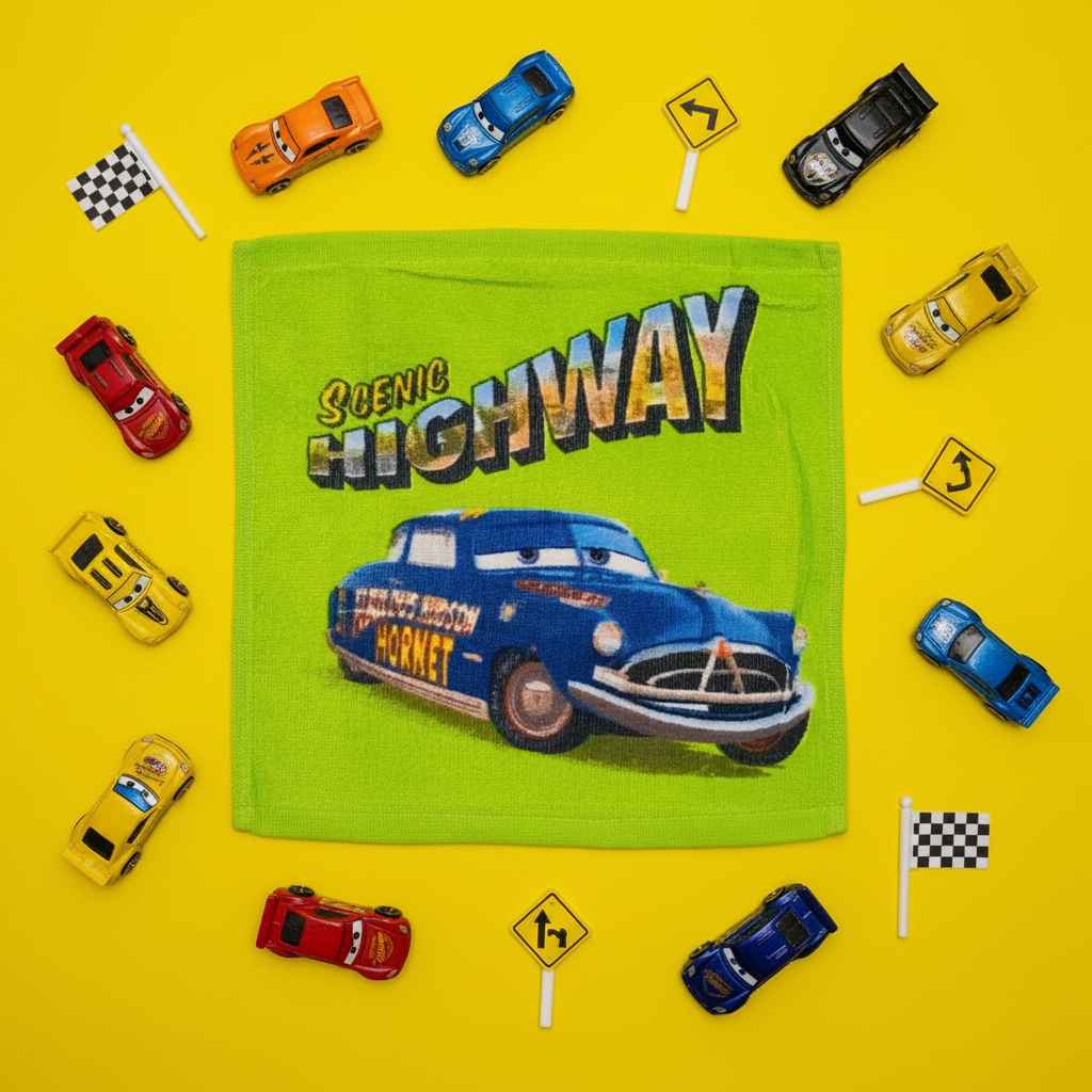 Children's Hanky - Scenic Highway (Cars) Pack of 6 Pcs