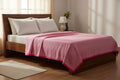 Dohar Single Bed | Pink Textured Weave | AC Dohar | 100% Cotton (Set of 2 Pcs)