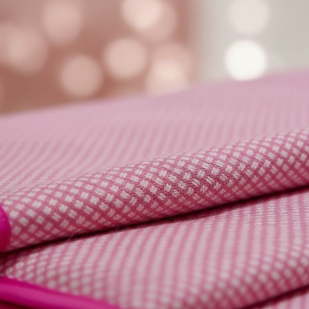 Dohar Single Bed | Pink Textured Weave | AC Dohar | 100% Cotton (Set of 2 Pcs)