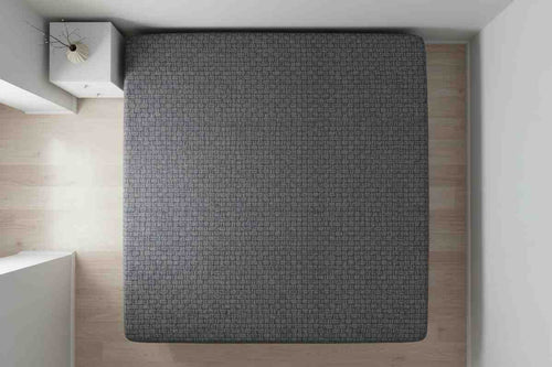 Aesthetics King Size Bed Sheet | 100% Imported Pure Cotton | 200TC | Super Soft | Charcoal Grey