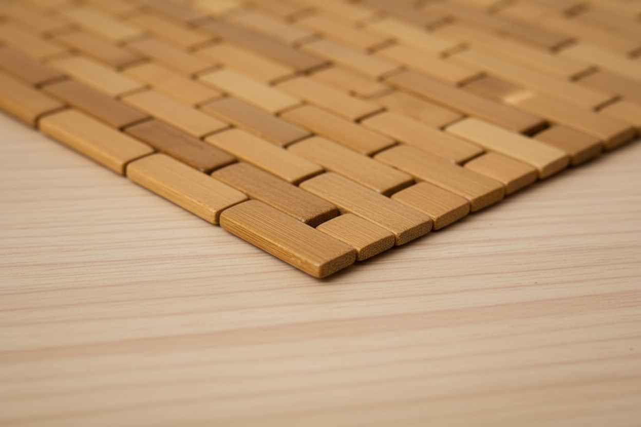 Bamboo Woven Dining Table Mat | Natural & Eco-Friendly I Set of 2