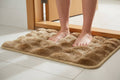 Bath Mat Anti-Slip | 3D Bubble Cloud Texture | Super Absorbent | Multicolour | Set of 2 Pcs
