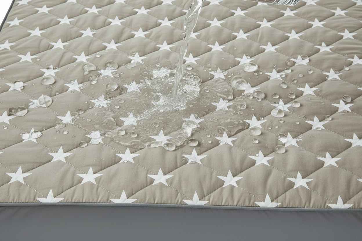 Waterproof Star-Quilted Double Bed Mattress Protector