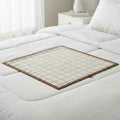 Bed Server Mat – Boho Grid Quilted Dining Mat