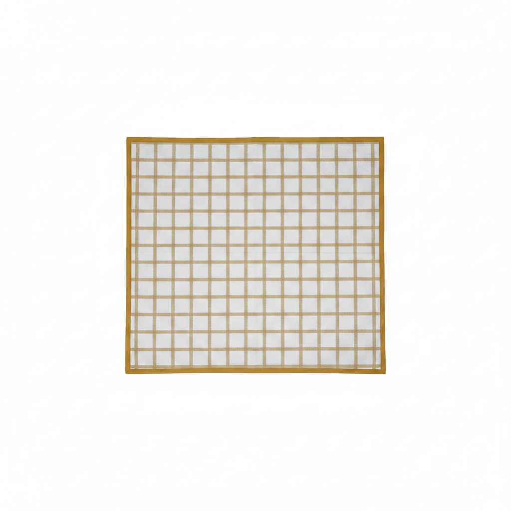 Bed Server Mat – Boho Grid Quilted Dining Mat