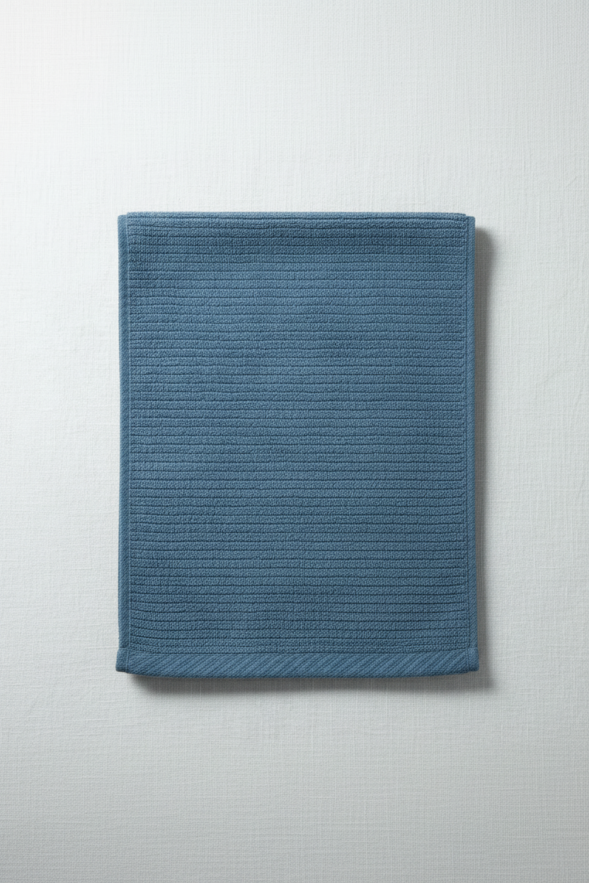 Deslay 100% Bamboo Hand Towel – Steel Blue (16x26 Inches)