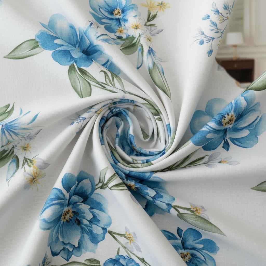 Floral Garden Bedsheet – Premium Cotton with 2 Pillow Covers