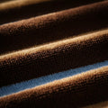 Cotton Bath Towel | Brown, Camel & Sky Blue Stripes | Ultra Soft, Super Absorbent & Quick Dry | Unisex