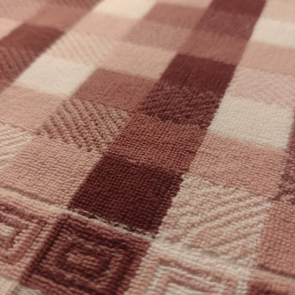 Hand Towel Maroon & Pink Checkered | Ultra Soft, Super Absorbent & Quick Dry (Set of 4 Pcs)