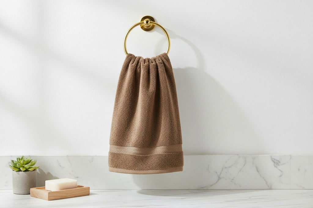 Microfiber Hand Towel | Chocolate Brown | Ultra Soft & Quick Dry (Set of 3 Pcs)