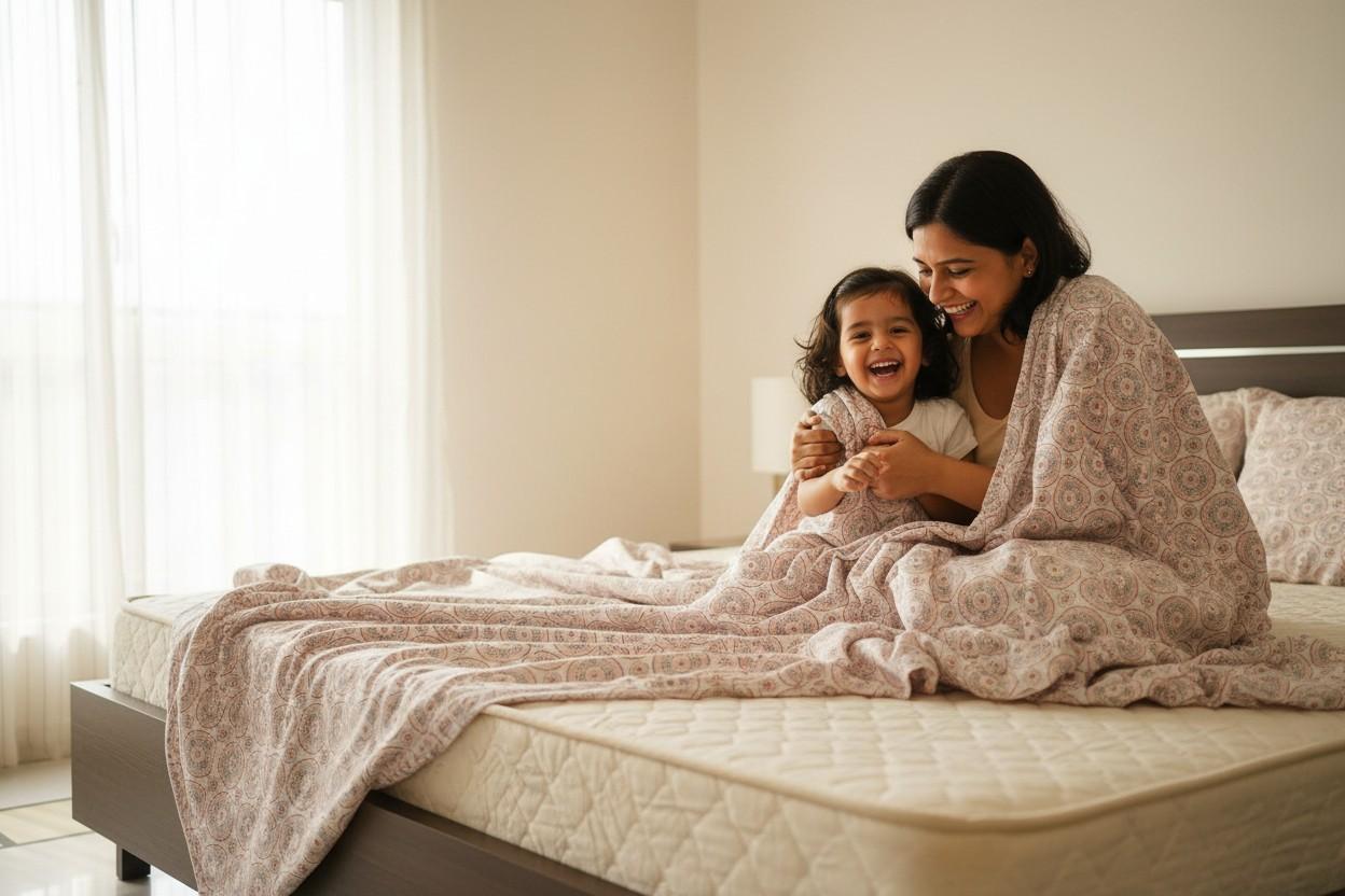 Dohar AC Double Bed  | Mandala Medallion Print | 100% Cotton