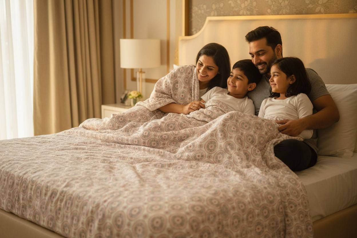 Dohar AC Double Bed  | Mandala Medallion Print | 100% Cotton