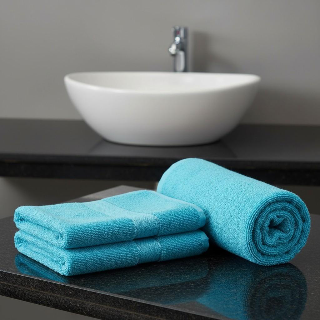 Cyan Bath Towel for Unisex | Soft, Absorbent & Quick Dry (Available in different colours)