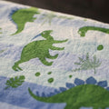 Hand Towel Kids | Dinosaur Print | Ultra Soft, Super Absorbent (Set of 3 Pcs)