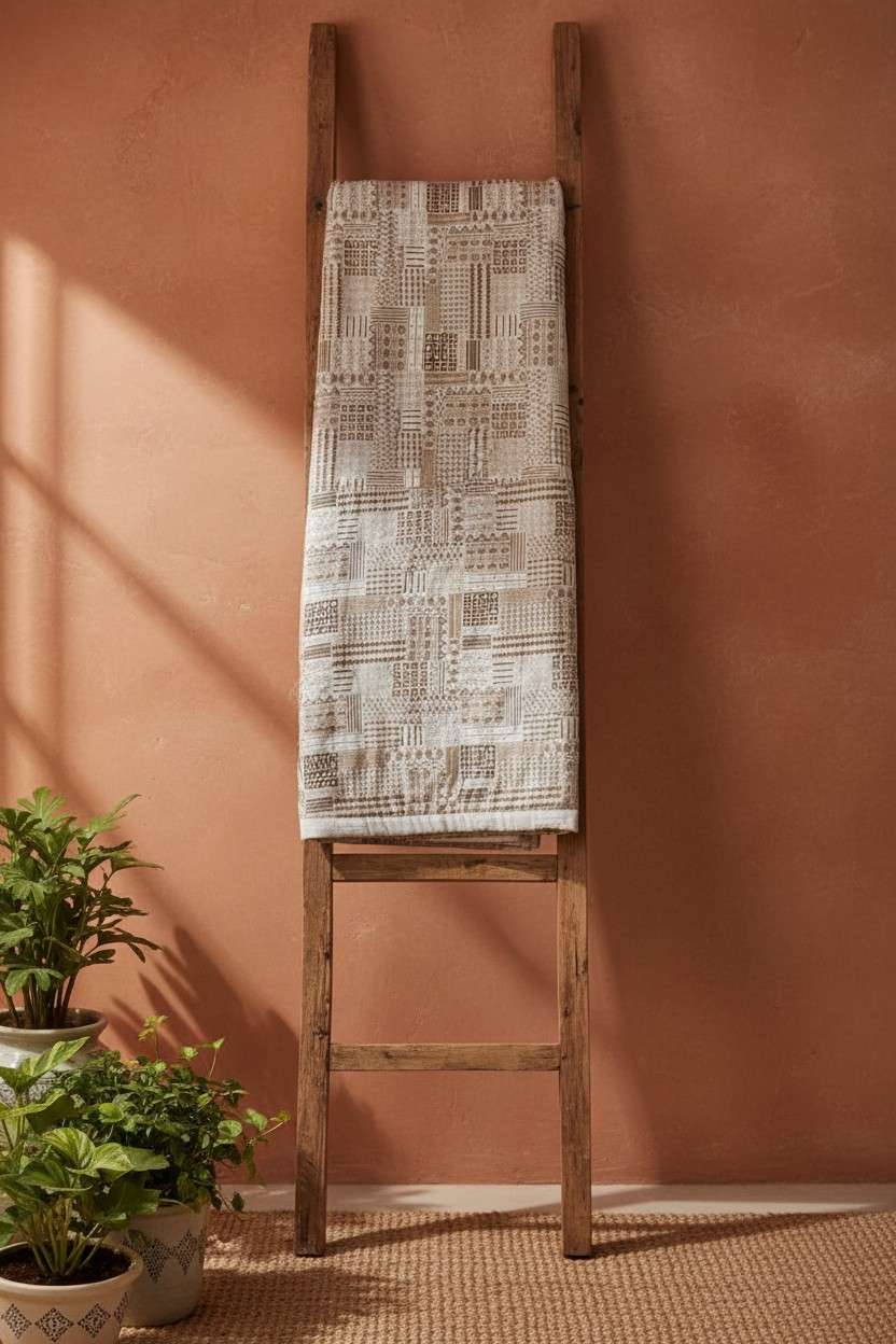 Dohar Single Bed | Boho Patchwork Weave | AC Dohar | 100% Cotton (Set of 2 Pcs)