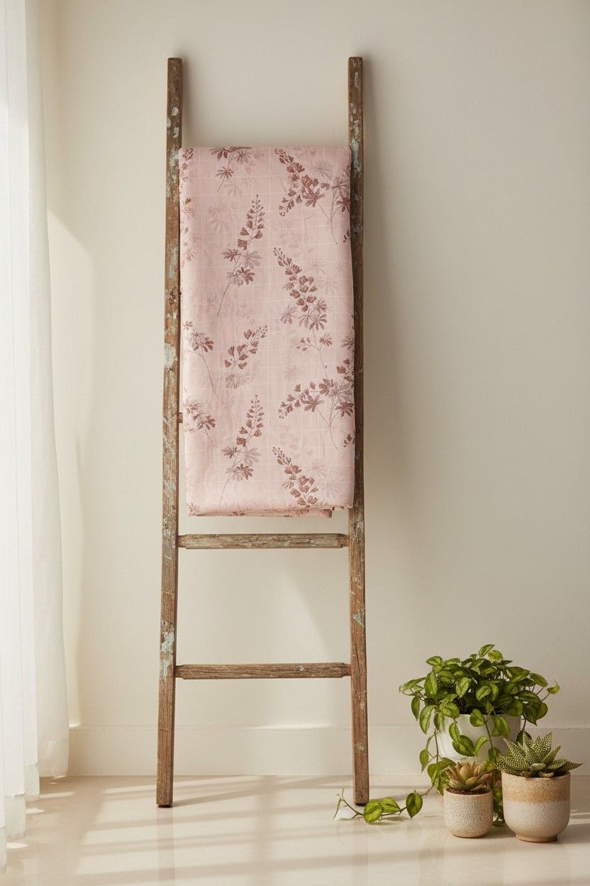 Dohar Single Bed |Pink Floral Print | AC Dohar | 100% Cotton (Set of 2 Pcs)