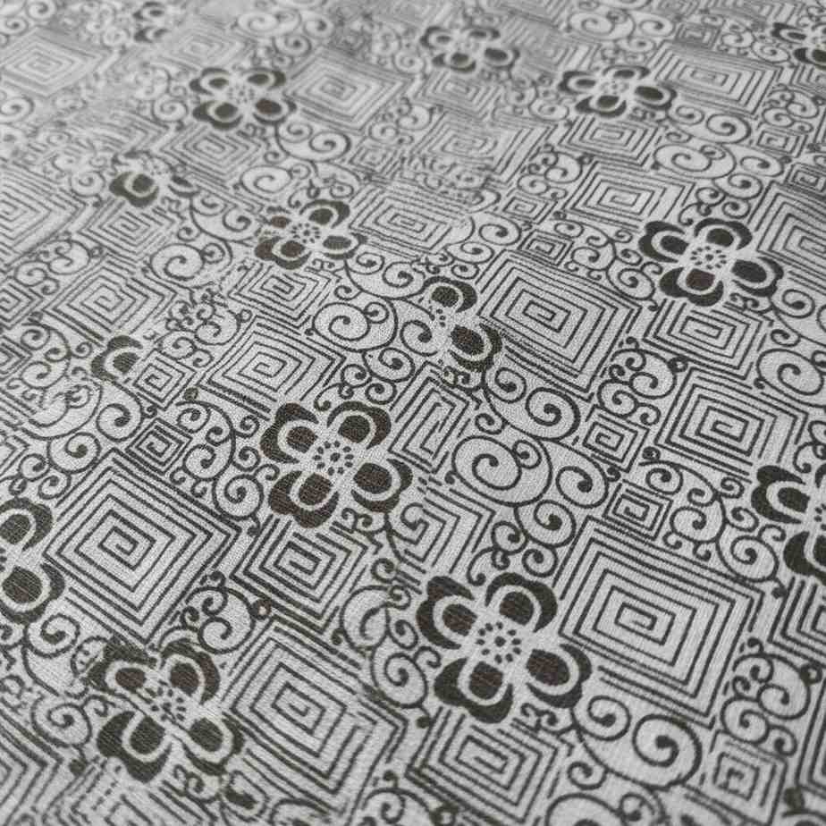 Dohar Double Bed | Geometric Maze & Floral Print | 100% Cotton