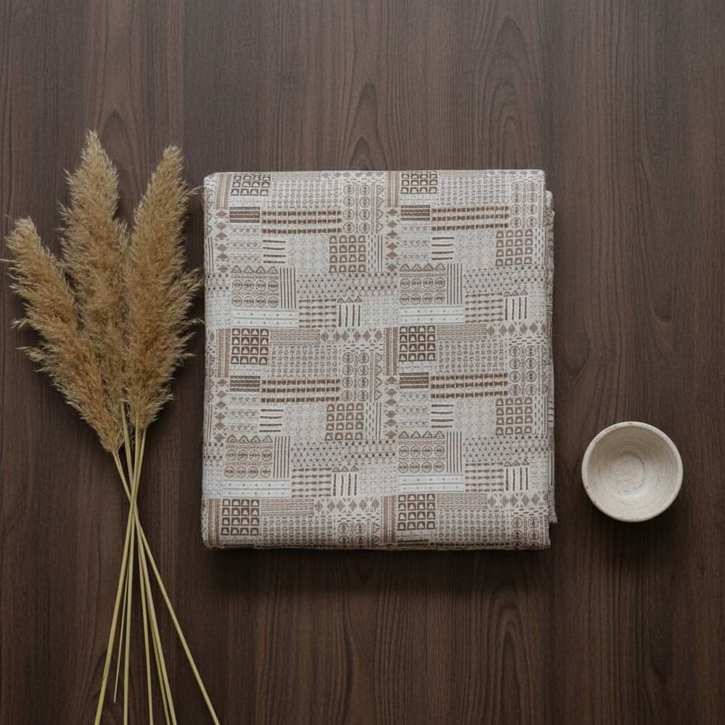 Dohar Single Bed | Boho Patchwork Weave | AC Dohar | 100% Cotton (Set of 2 Pcs)
