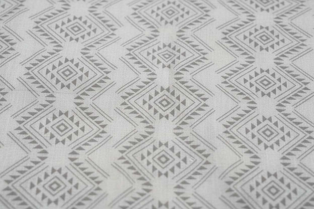 Dohar Double Bed  | Aztec Geometric Diamond Print | 100% Cotton