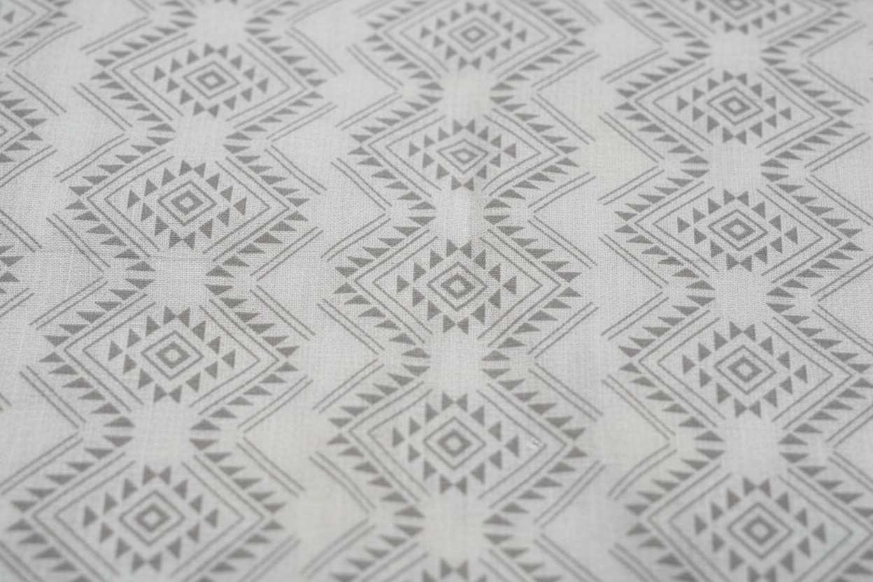 Dohar Double Bed  | Aztec Geometric Diamond Print | 100% Cotton