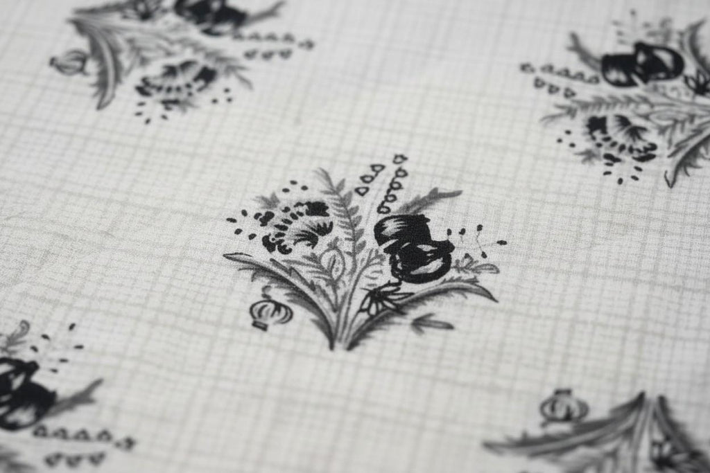 Dohar Double Bed| Mughal Floral Medallion Block Print | Reversible | 100% Cotton