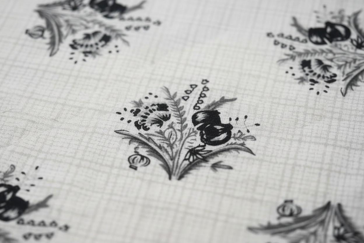 Dohar Double Bed| Mughal Floral Medallion Block Print | Reversible | 100% Cotton