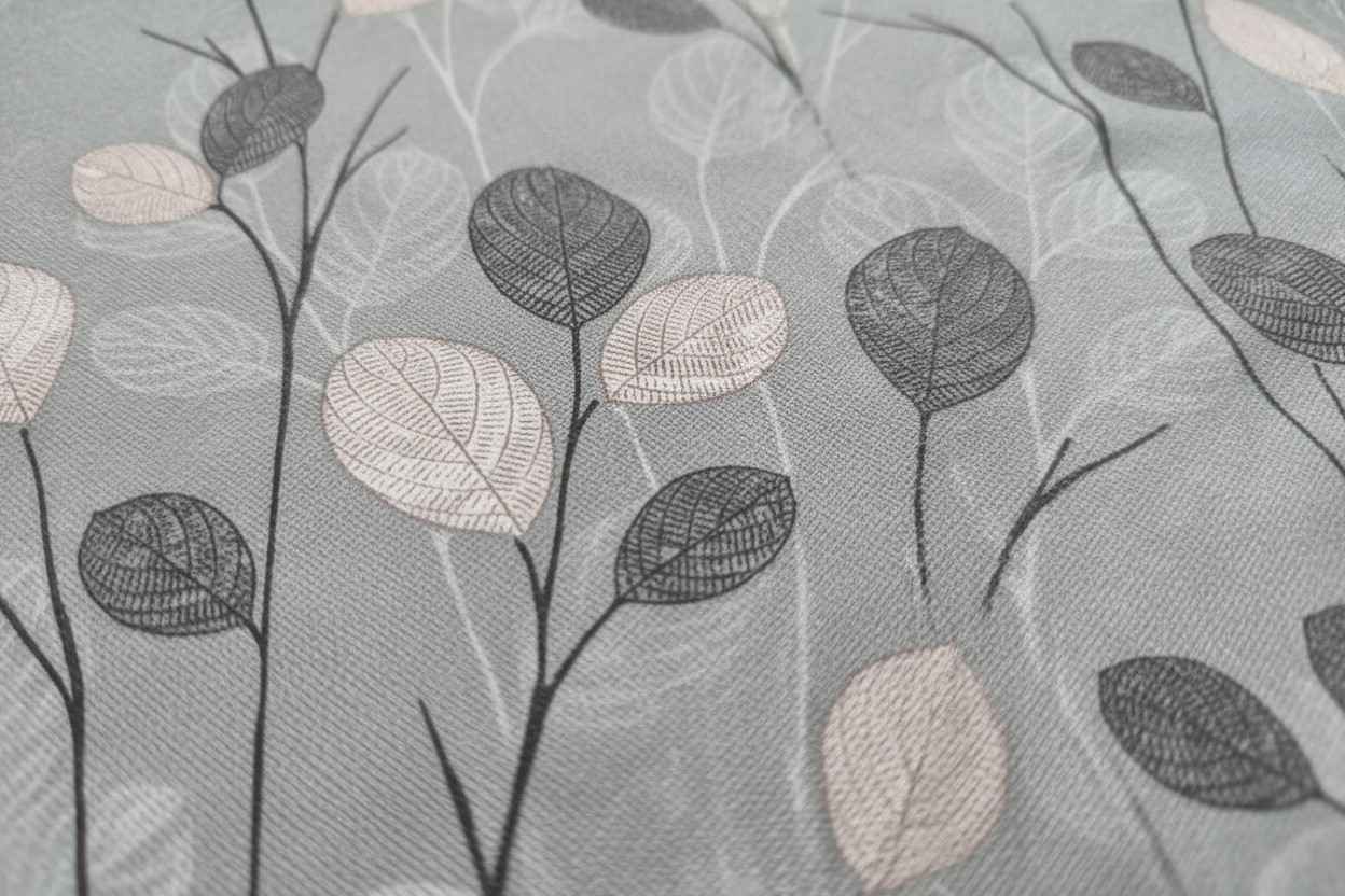 Dohar Double Bed | Trailing Branch & Oval Leaf Print | AC Dohar | 100% Cotton
