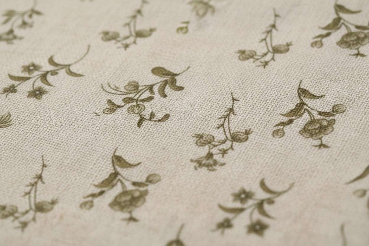 Dohar Double Bed | Botanical Floral Sprig Print | Reversible | 100% Cotton