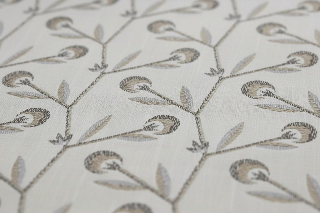 Dohar Double Bed | Trailing Vine & Poppy Bud Block Print | 100% Cotton