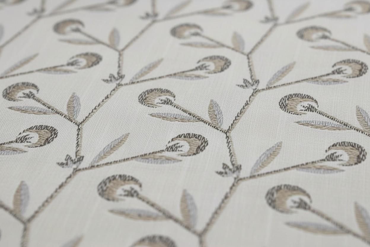 Dohar Double Bed | Trailing Vine & Poppy Bud Block Print | 100% Cotton