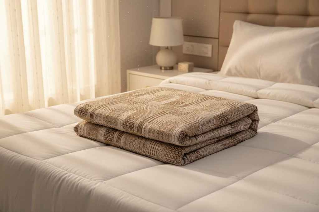 Dohar Single Bed | Boho Patchwork Weave | AC Dohar | 100% Cotton (Set of 2 Pcs)
