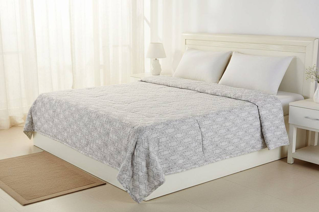 Dohar Double Bed  | Aztec Geometric Diamond Print | 100% Cotton