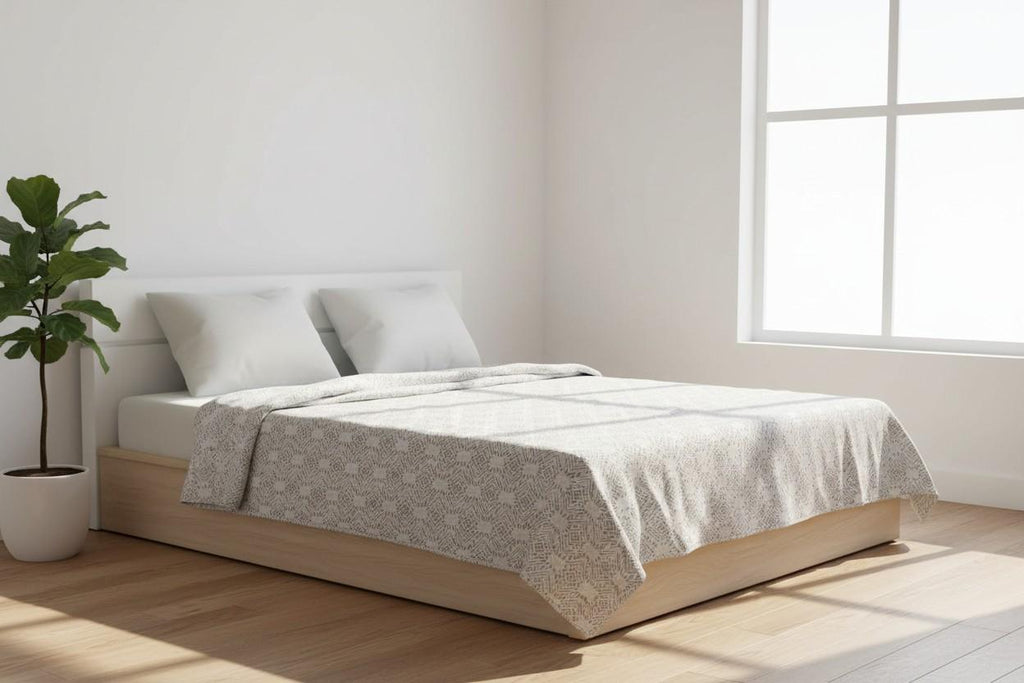 Dohar Double Bed  | Aztec Geometric Diamond Print | 100% Cotton