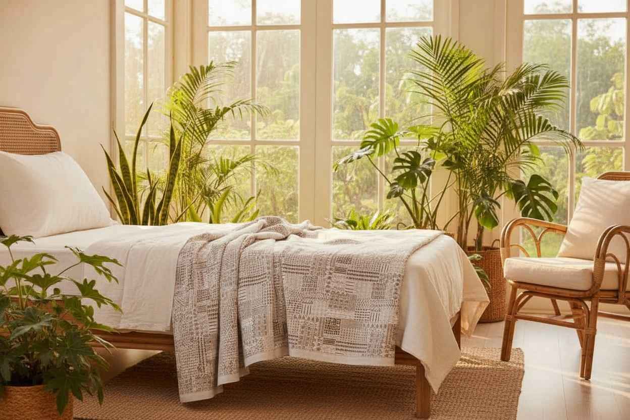 Dohar Single Bed | Boho Patchwork Weave | AC Dohar | 100% Cotton (Set of 2 Pcs)