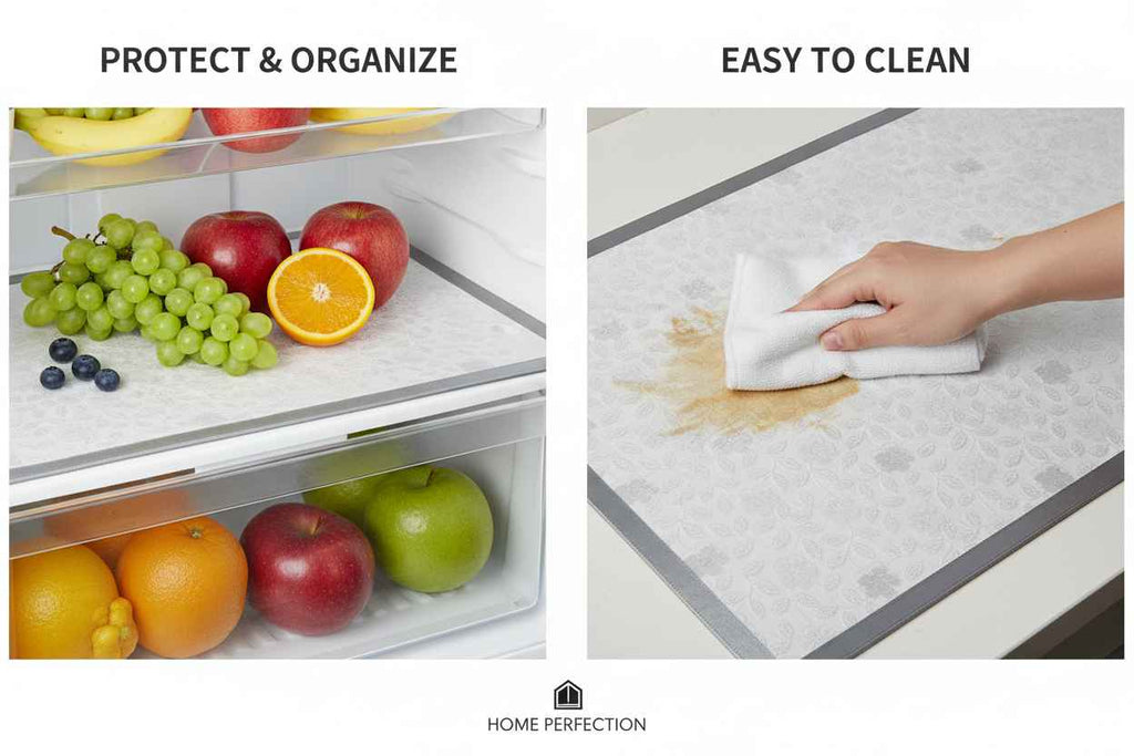 Premium Dining Table Mat | Fridge & Table Liner Set of 6 Pcs