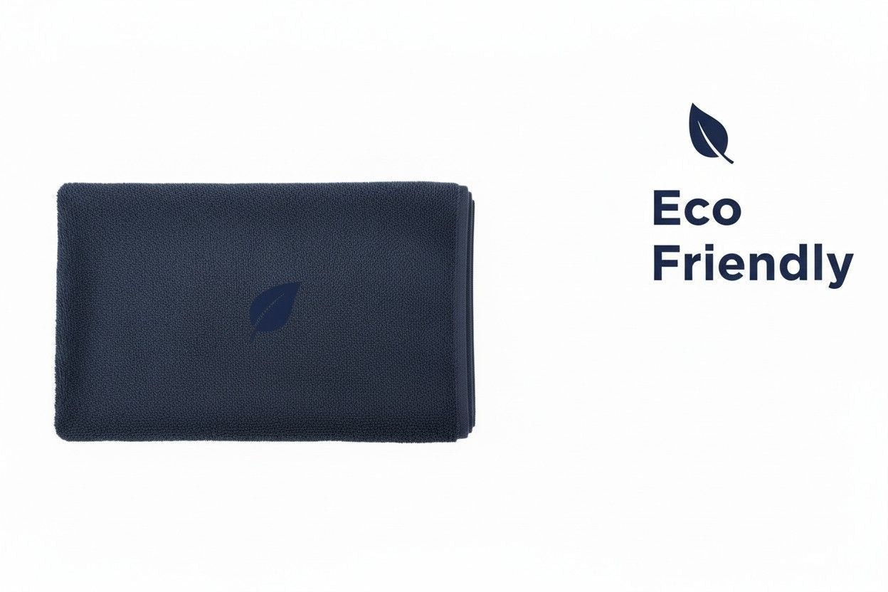 Hand Towel Navy Blue  | Ultra Soft Quick Dry Cotton Terry Set of 3