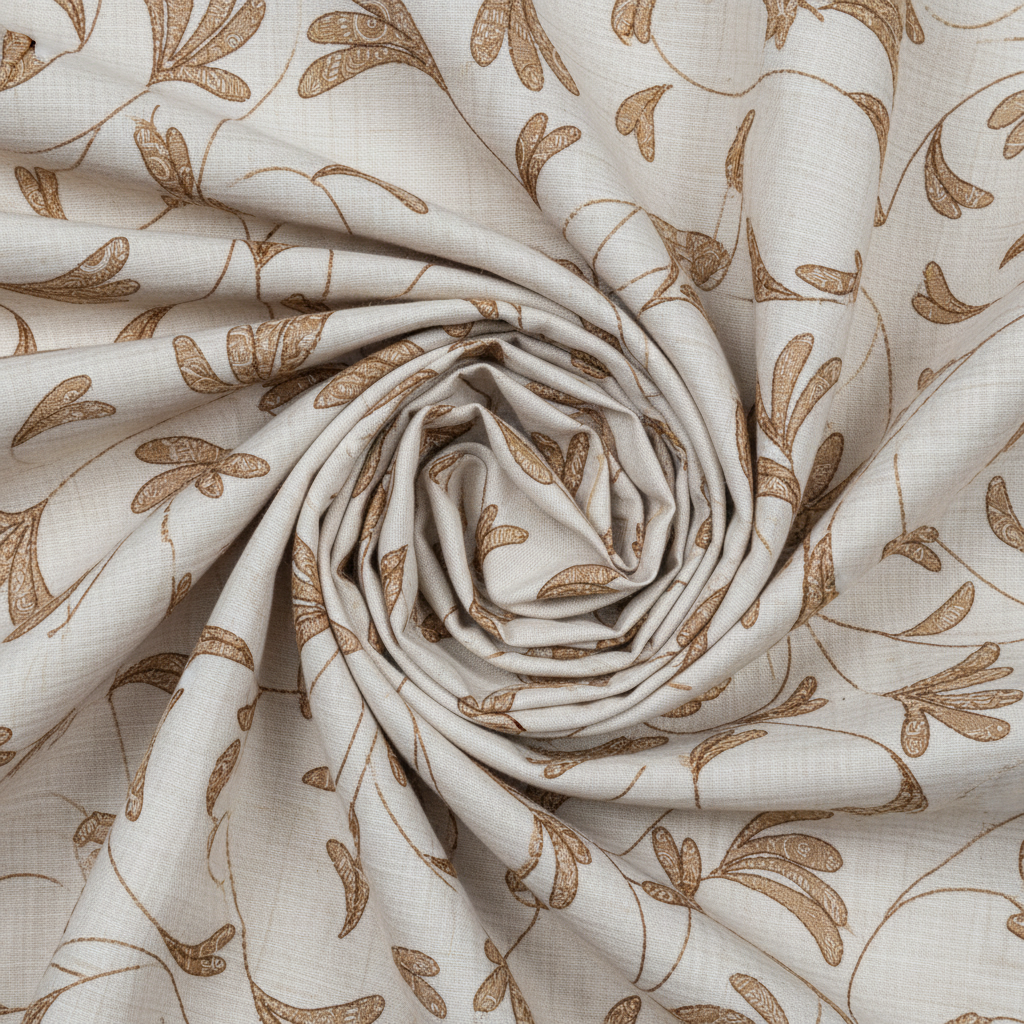 Summer Dohar Double Bed | White Grey Floral 100% Cotton Bedding