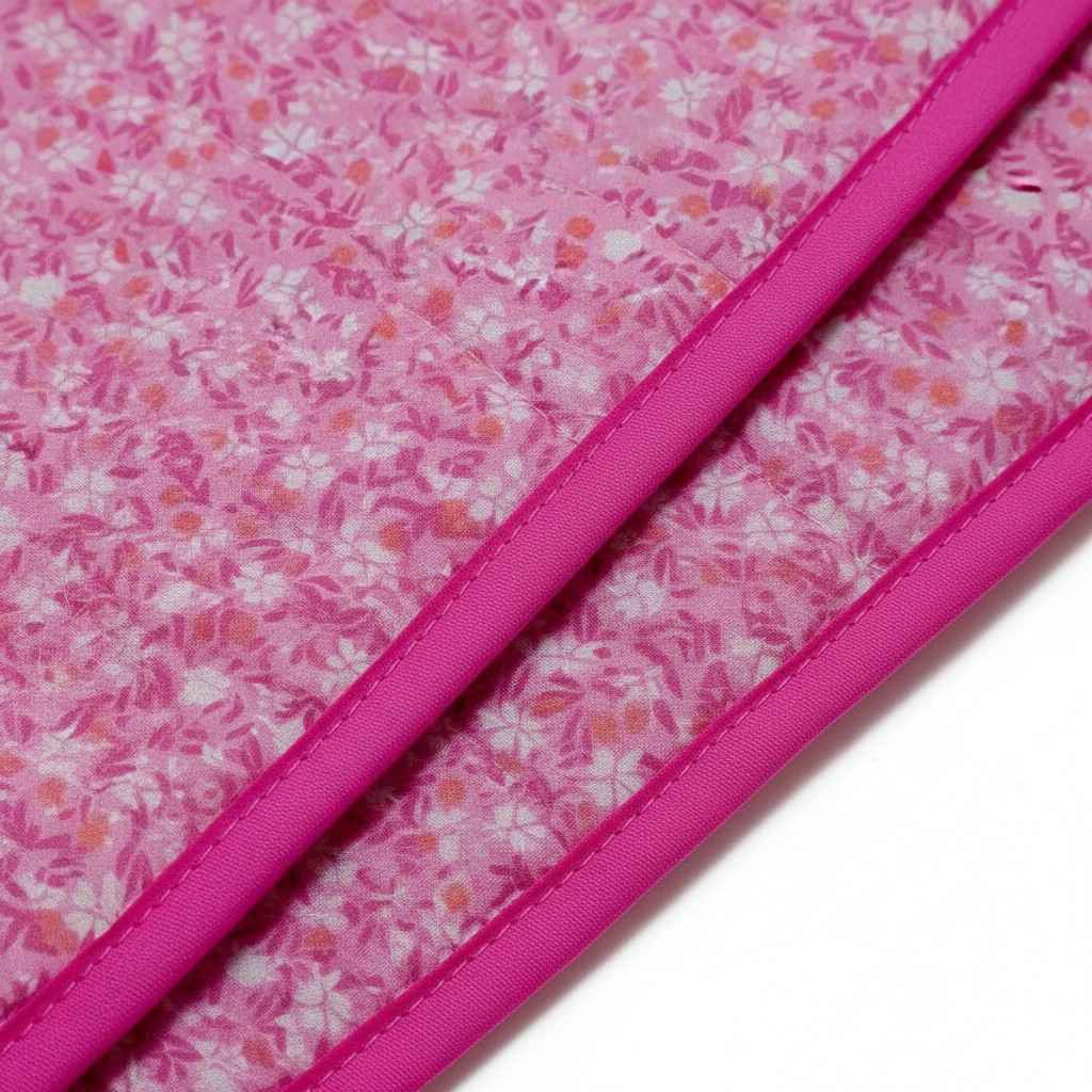 Dohar Single Bed | Pink Ditsy Floral Print | AC Dohar | 100% Cotton (Set of 2 Pcs)