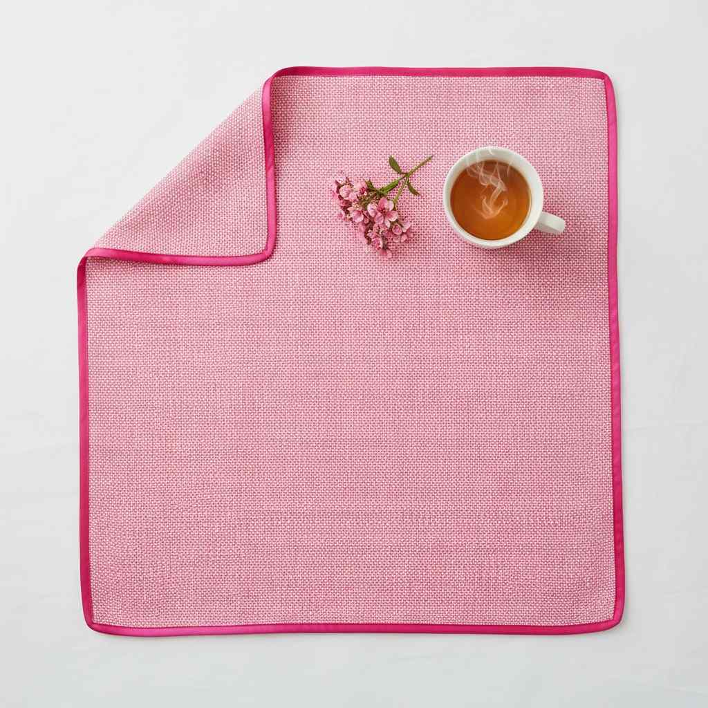 Dohar Single Bed | Pink Textured Weave | AC Dohar | 100% Cotton (Set of 2 Pcs)
