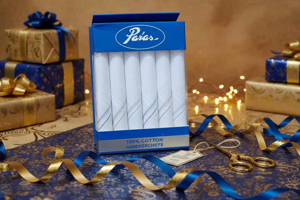 Paras 100% Cotton Handkerchiefs – Pack of 6