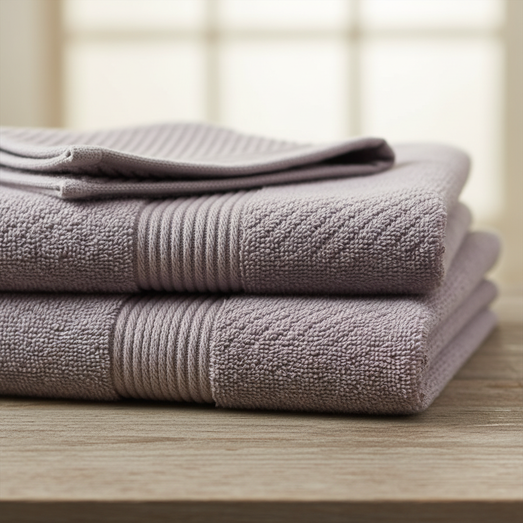 Deslay 100% Bamboo Hand Towel – Lavender Grey (16x26 Inches)