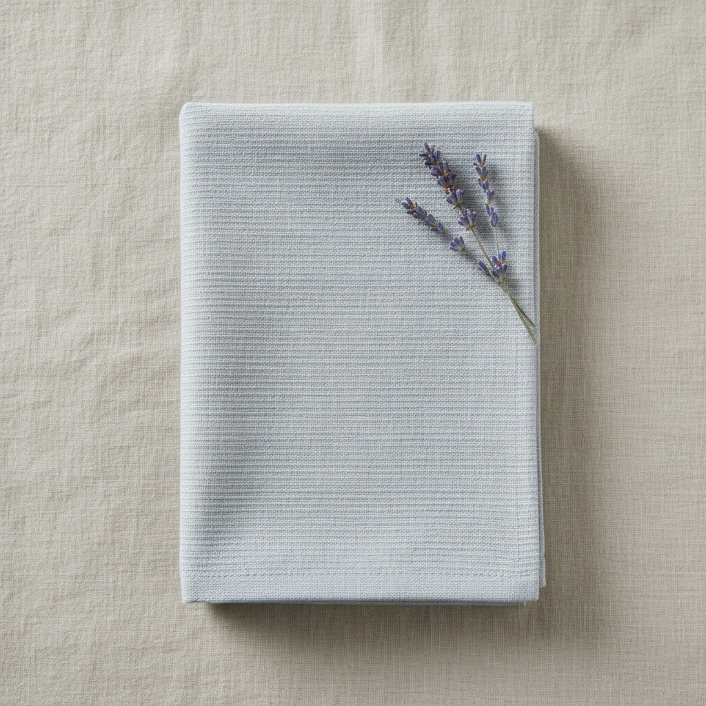 Deslay 100% Bamboo Hand Towel – Mist Grey (16x26 Inches)