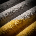 Microfiber Hand Towel | Grey & Yellow | Ultra Soft, Super Absorbent (Set of 3 Pcs)