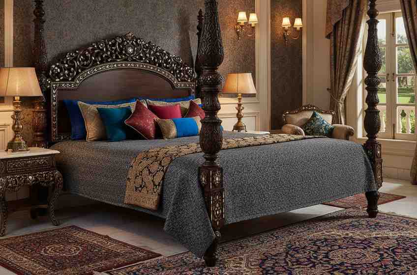 Aesthetics King Size Bed Sheet | 100% Imported Pure Cotton | 200TC | Super Soft | Charcoal Grey