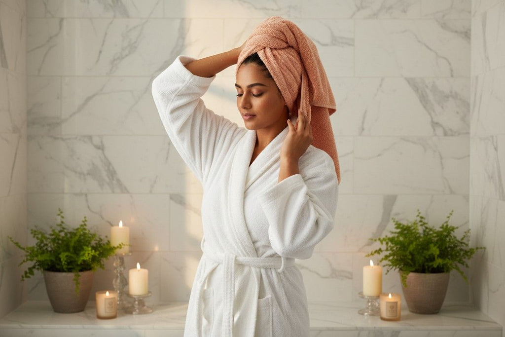 Bath Towel Microfiber | Peach | Ultra Soft, Super Absorbent & Quick Dry | Unisex