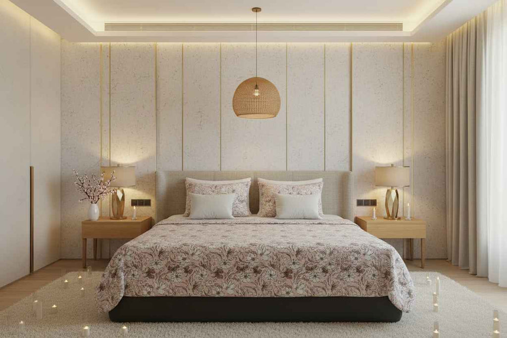 Vintage Botanical Wildflower Bedsheet Set — Dusty Rose & Ivory