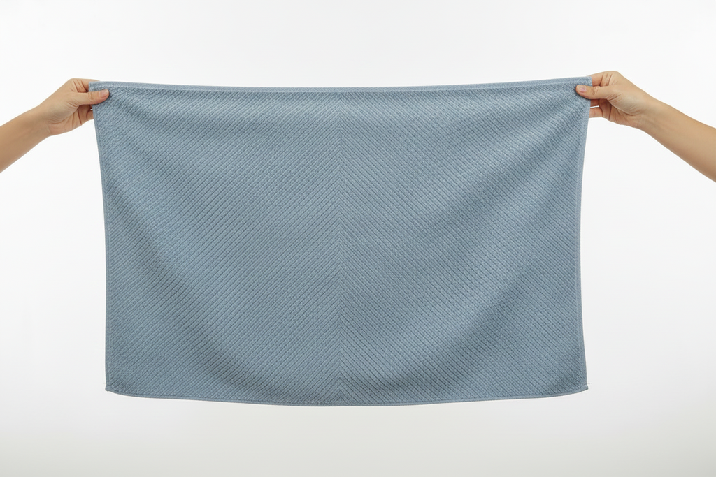 Deslay 100% Bamboo Hand Towel – Steel Blue (16x26 Inches)