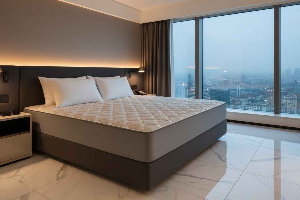 Waterproof Star-Quilted Double Bed Mattress Protector