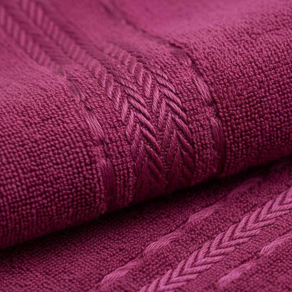 Hand Towel Magenta Pink Terry Cotton | Ultra Soft, Super Absorbent & Quick Dry (Set of 4 Pcs)