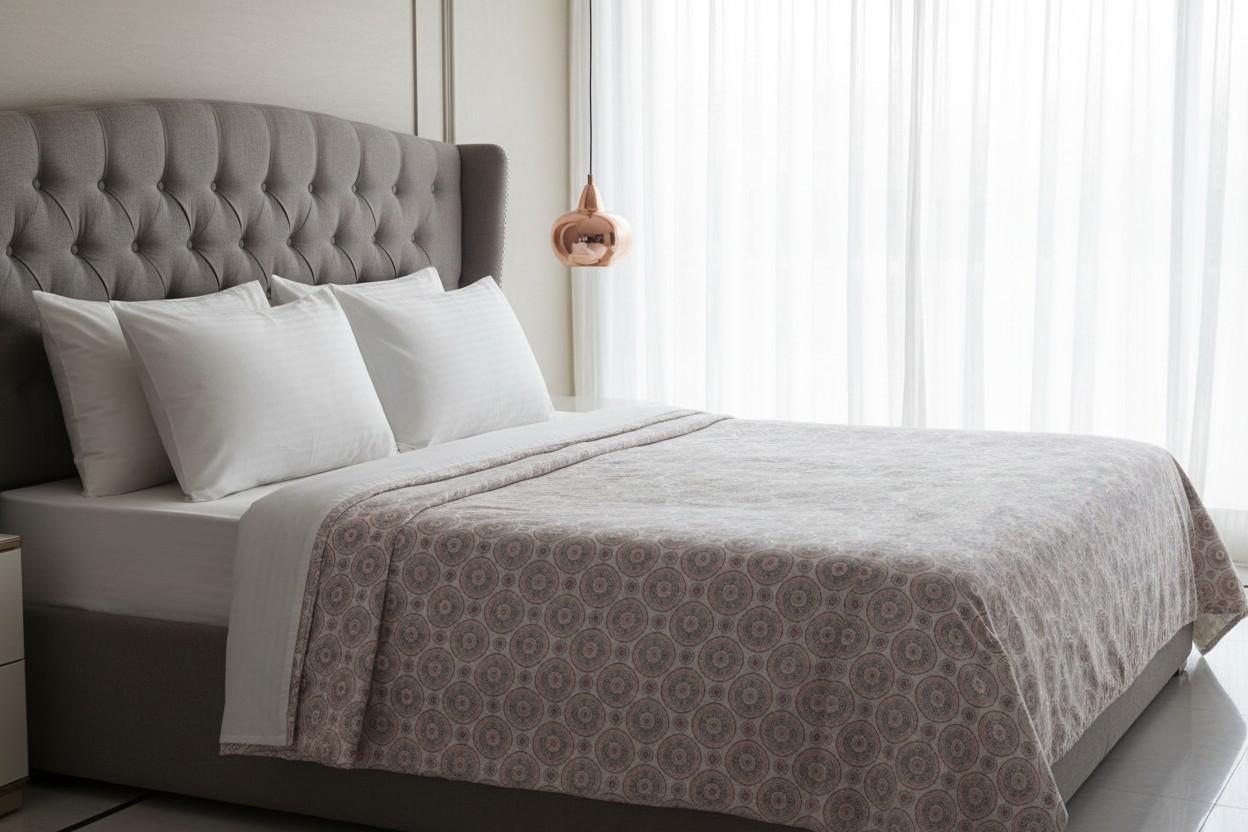 Dohar AC Double Bed  | Mandala Medallion Print | 100% Cotton